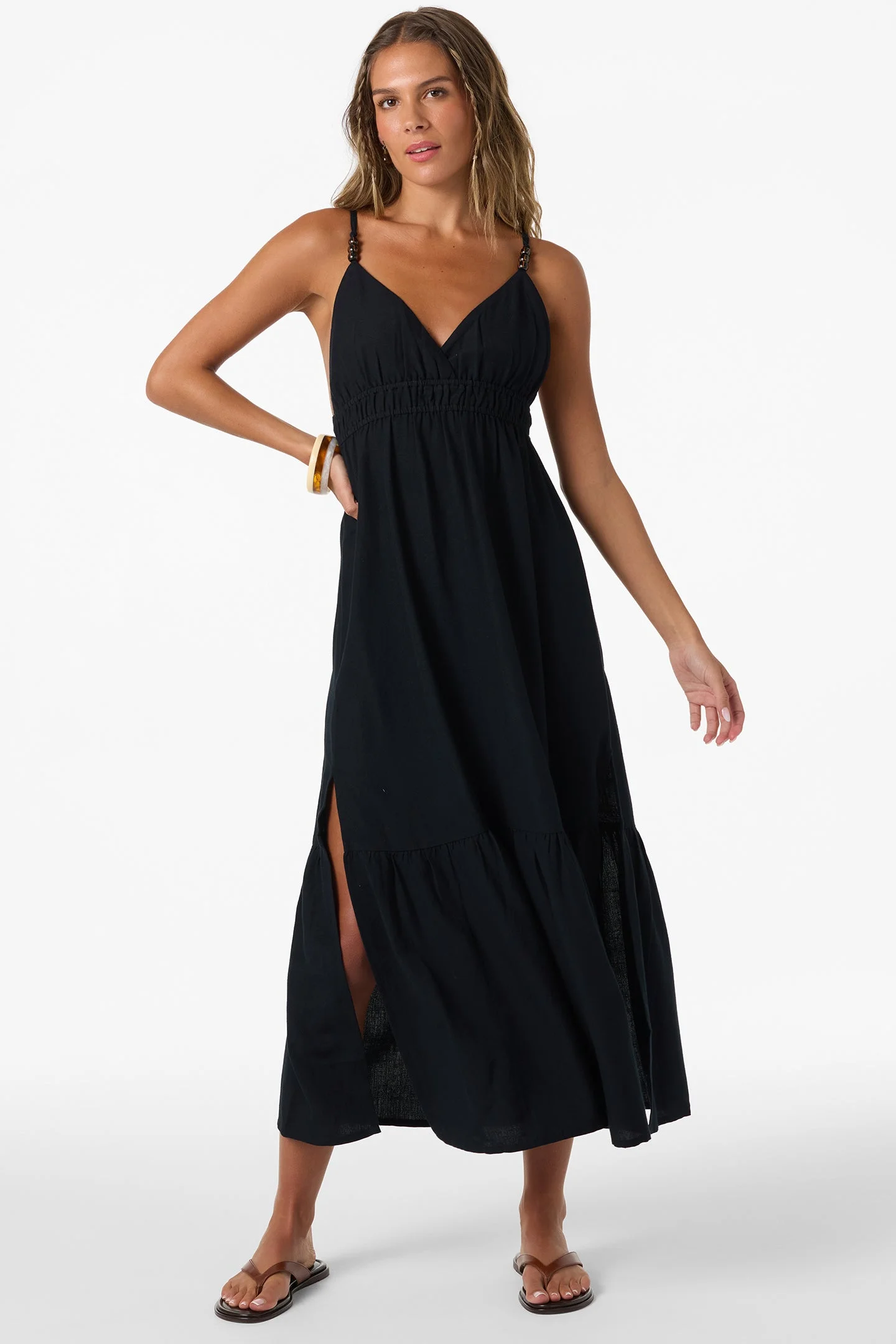 Julez Solid Midi Dress - 1