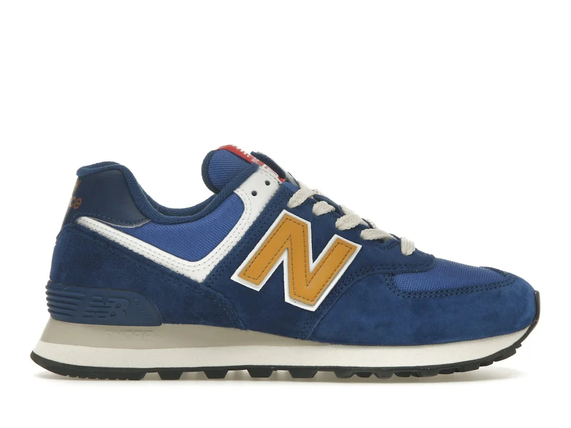 New Balance 574 Royal Blue Gold - 1
