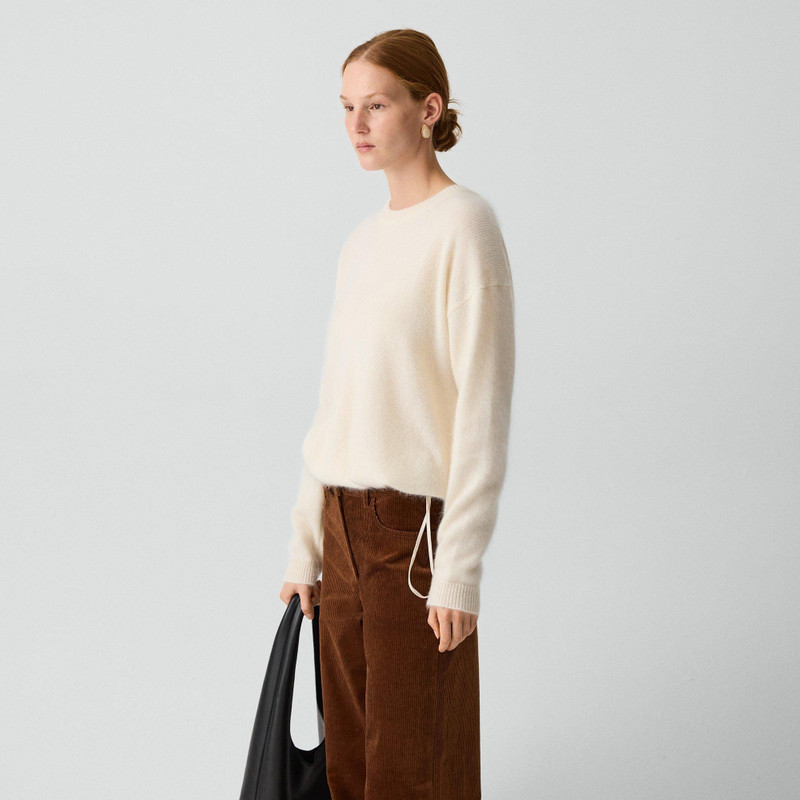 Drawstring Sweatshirt in Airy Cashmere 2