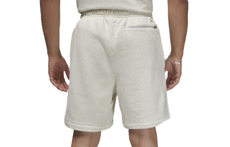 Jordan Air Jordan Wordmark Fleece Shorts 'Oatmeal Heather' FJ0701-141 outlook