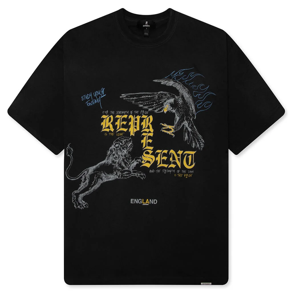 ENEMY T-SHIRT - WASHED BLACK - 1