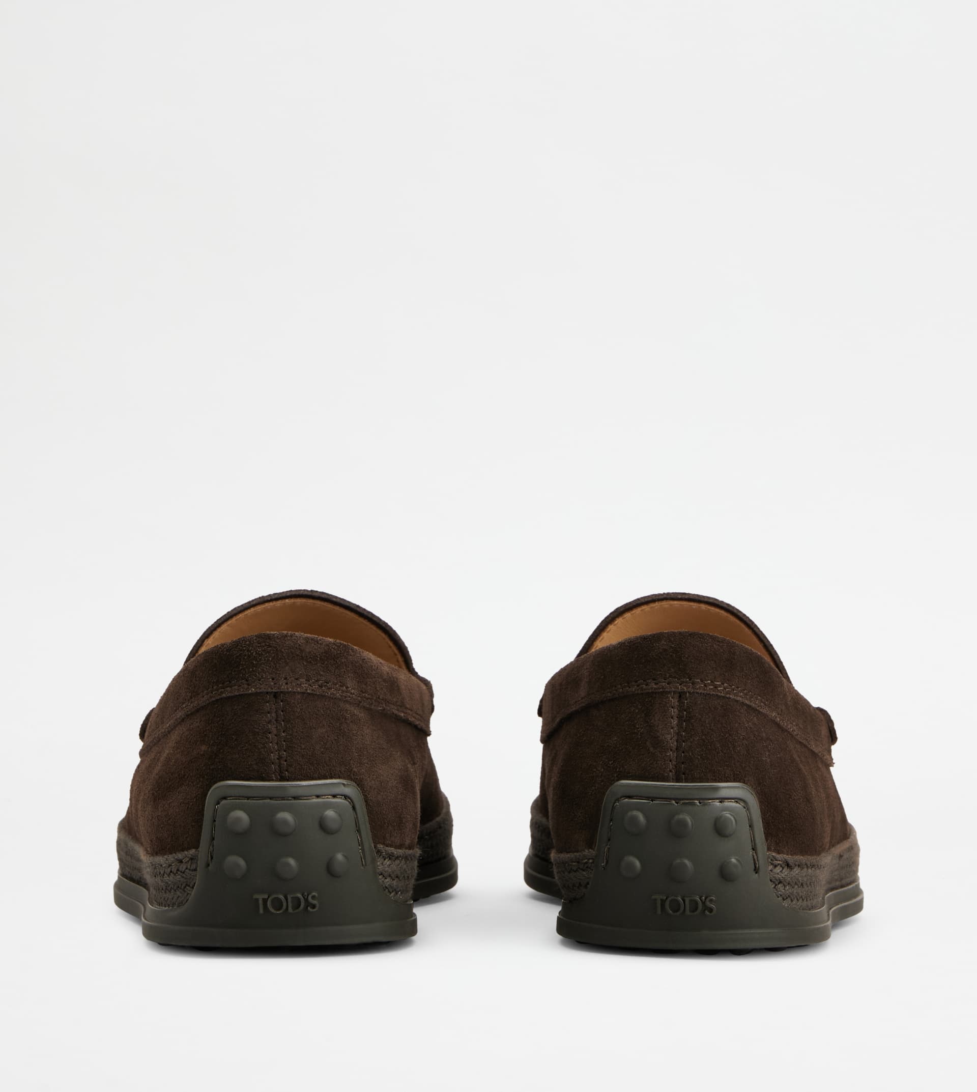 SLIP-ONS IN SUEDE - BROWN - 3
