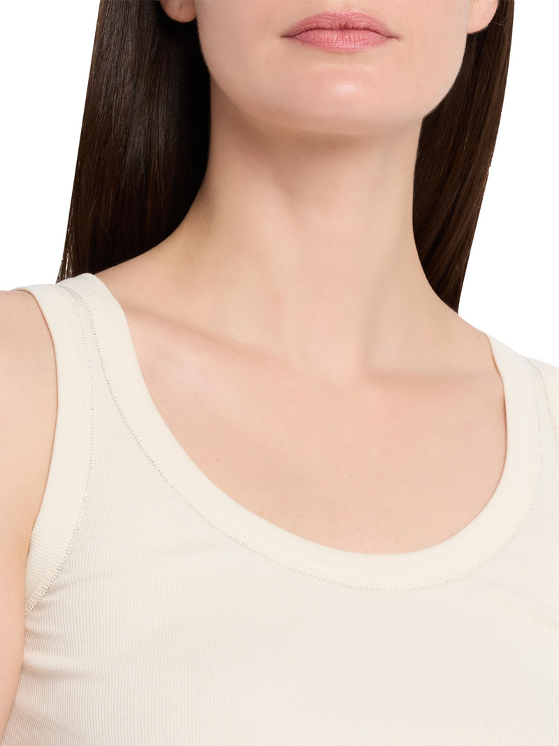 Women's Jersey Cotton Tank - Burro 5