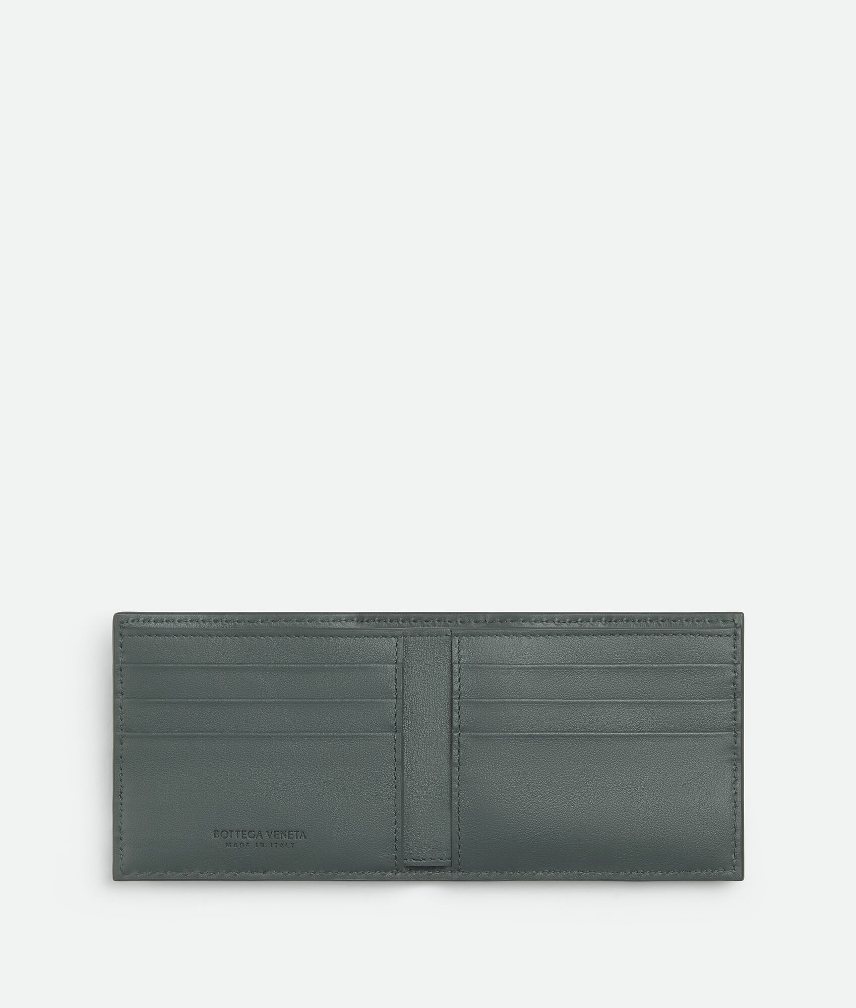 Bottega Veneta Cassette Bi-Fold Wallet - Black - Man - Calfskin