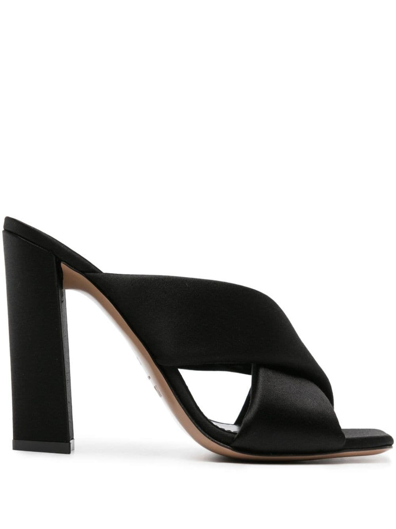 Dafne 110mm satin mules 1