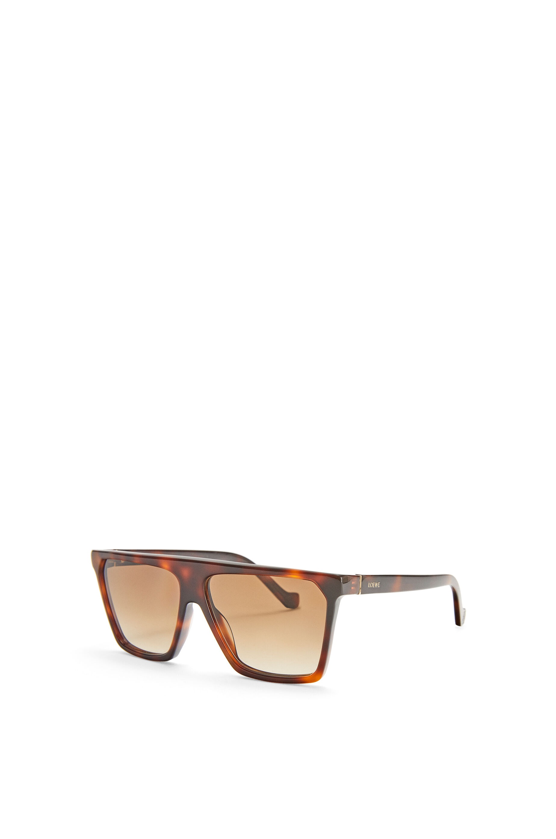 Thin flat top sunglasses - 2