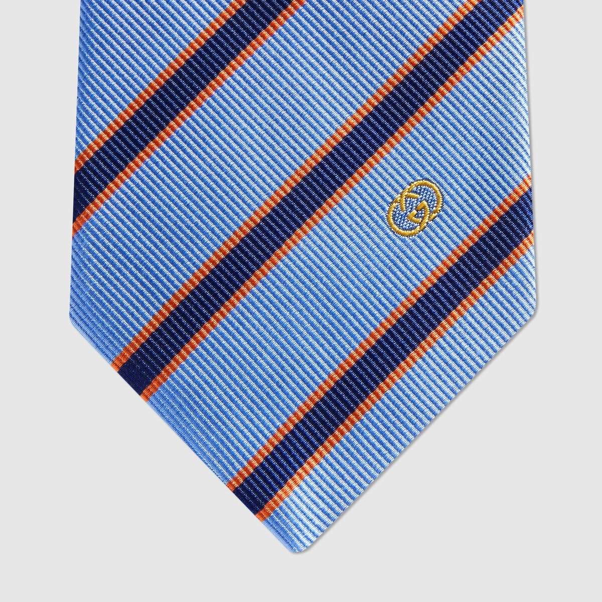 Striped silk tie - 4