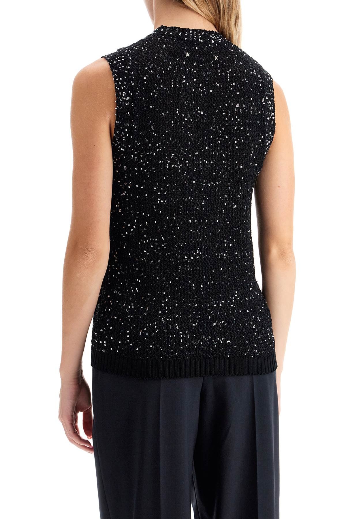 Golden Goose Knitted Vest With Sequins Embell Women - 3