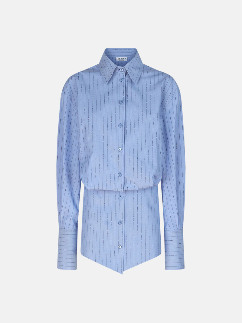 ''SILVYE' NAVY 블루와 스카이 미니 드레스 1