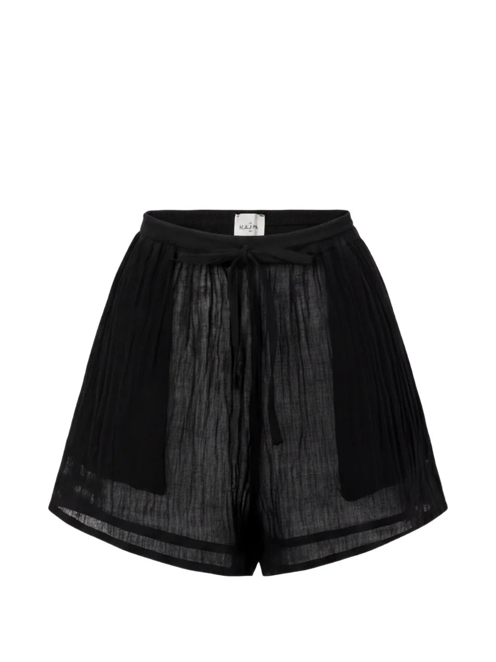 Tabag drawstring linen shorts - 1