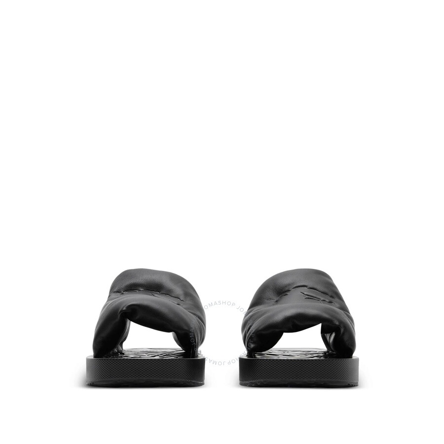 Burberry EKD Slab Leather Slides - 3