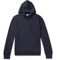 Pinstriped Cashmere and Cotton-Blend Hoodie - 6