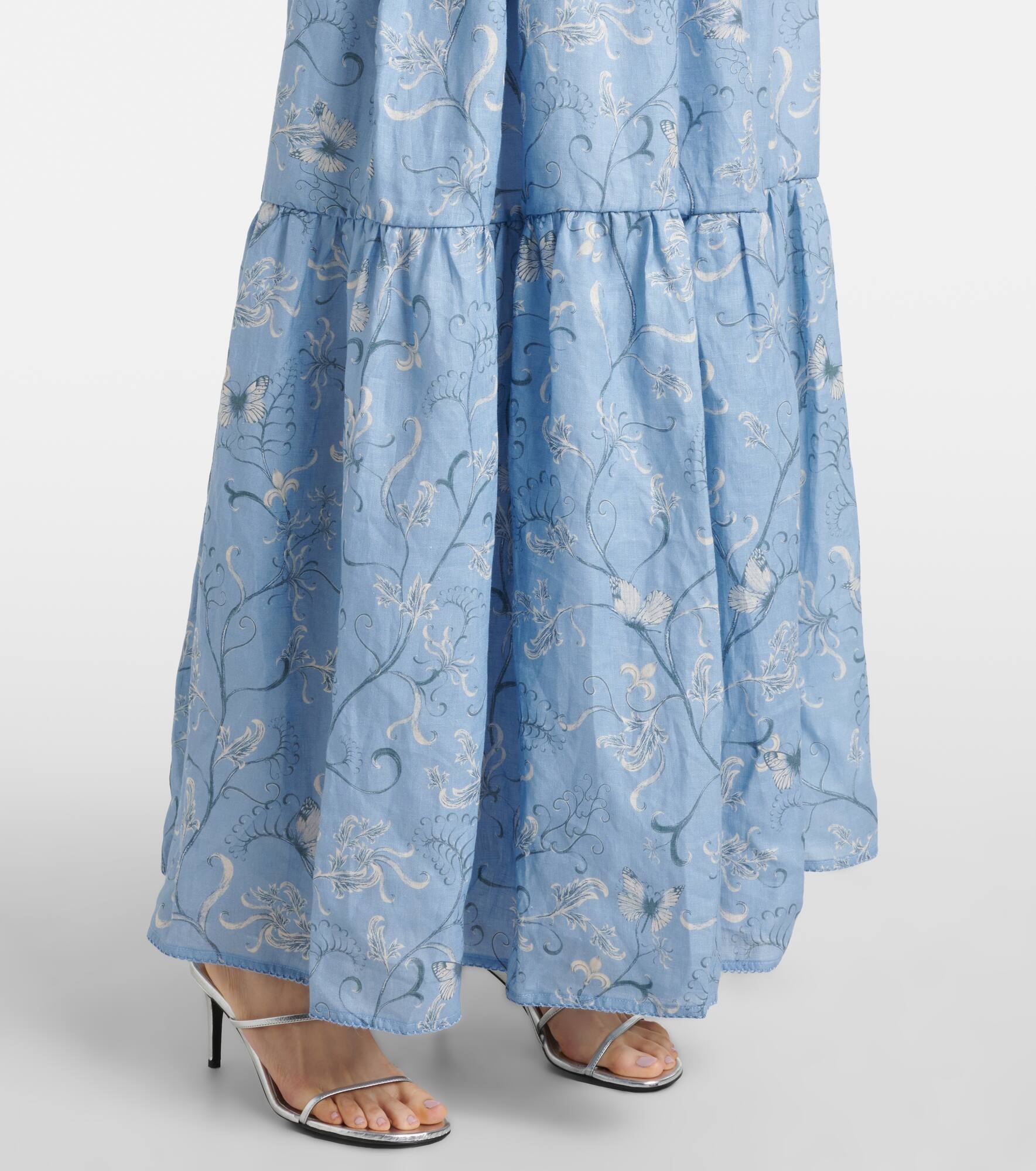 Lima Lymanopoda appliqué cotton maxi dress - 5