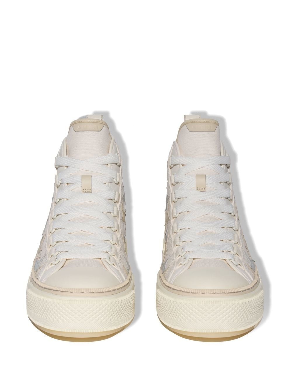 star-patch high-top sneakers - 4