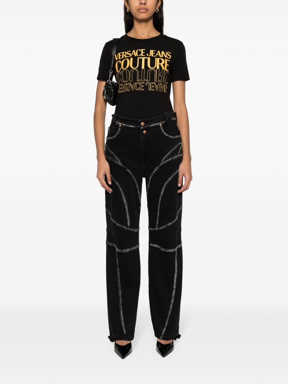 Piece Number straight-leg jeans - 2