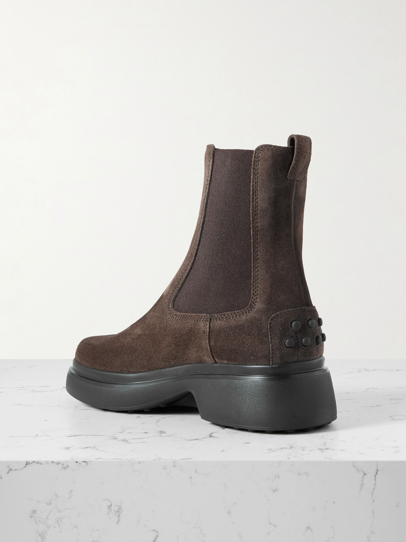 Gomma suede Chelsea boots Dark brown - 3