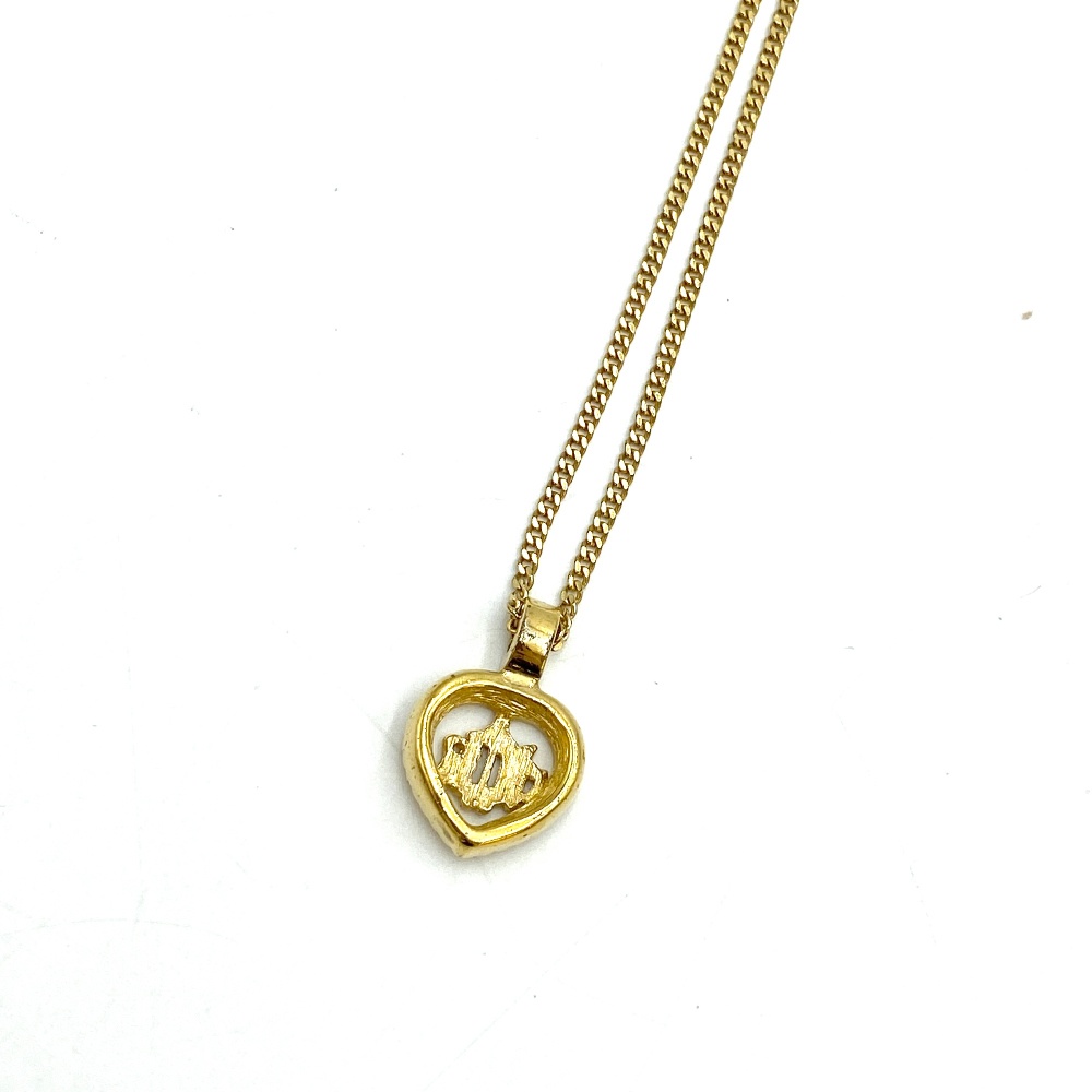 Christian - Christian Dior Heart Necklace - 4