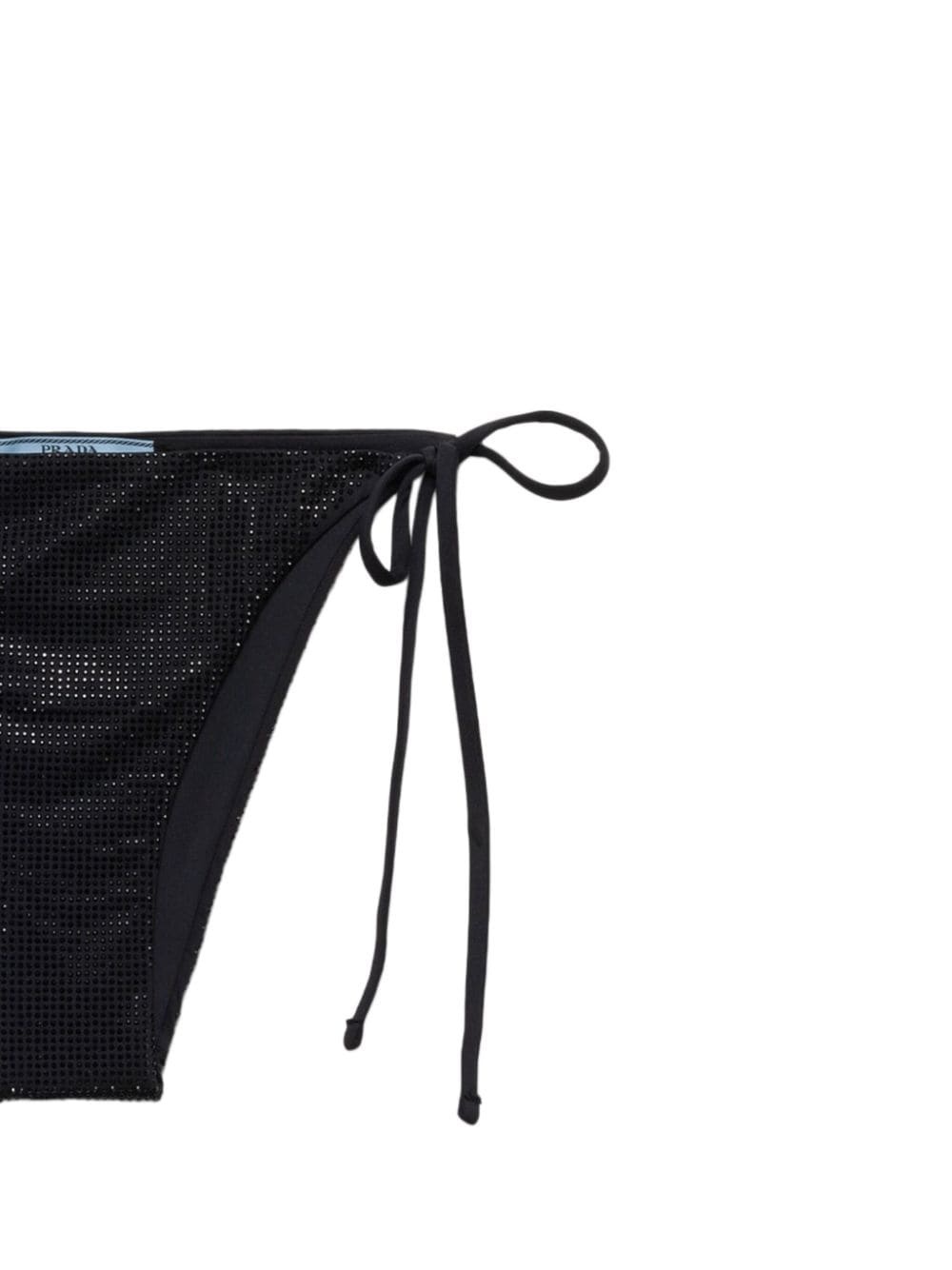 logo-plaque side-tie bikini bottom - 2
