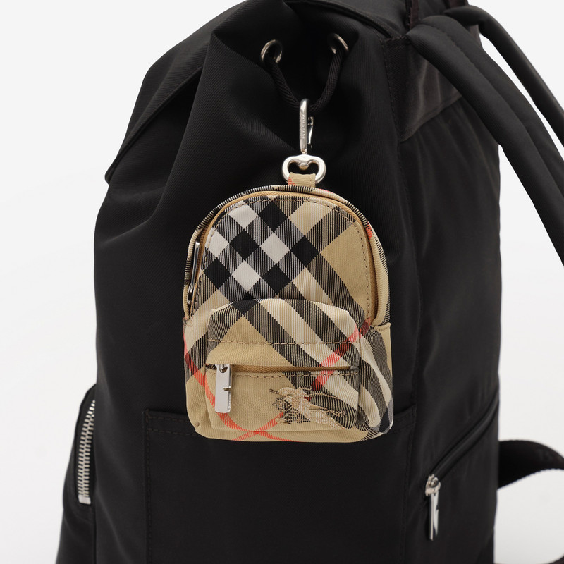 Burberry Check Backpack Charm outlook