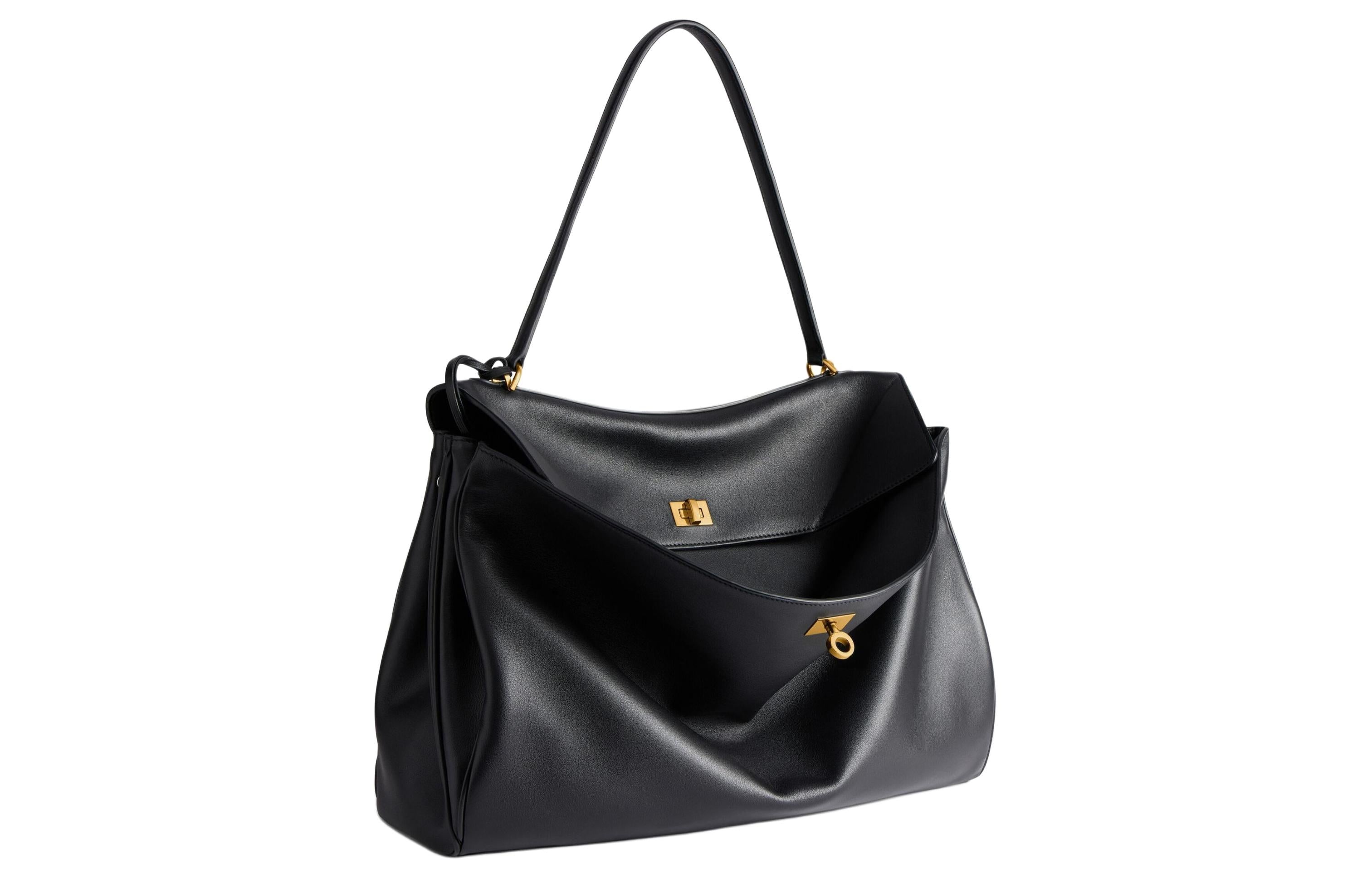(WMNS) Balenciaga Rodeo Large Handbag 'Black' 7897442AA4V1000 - 2