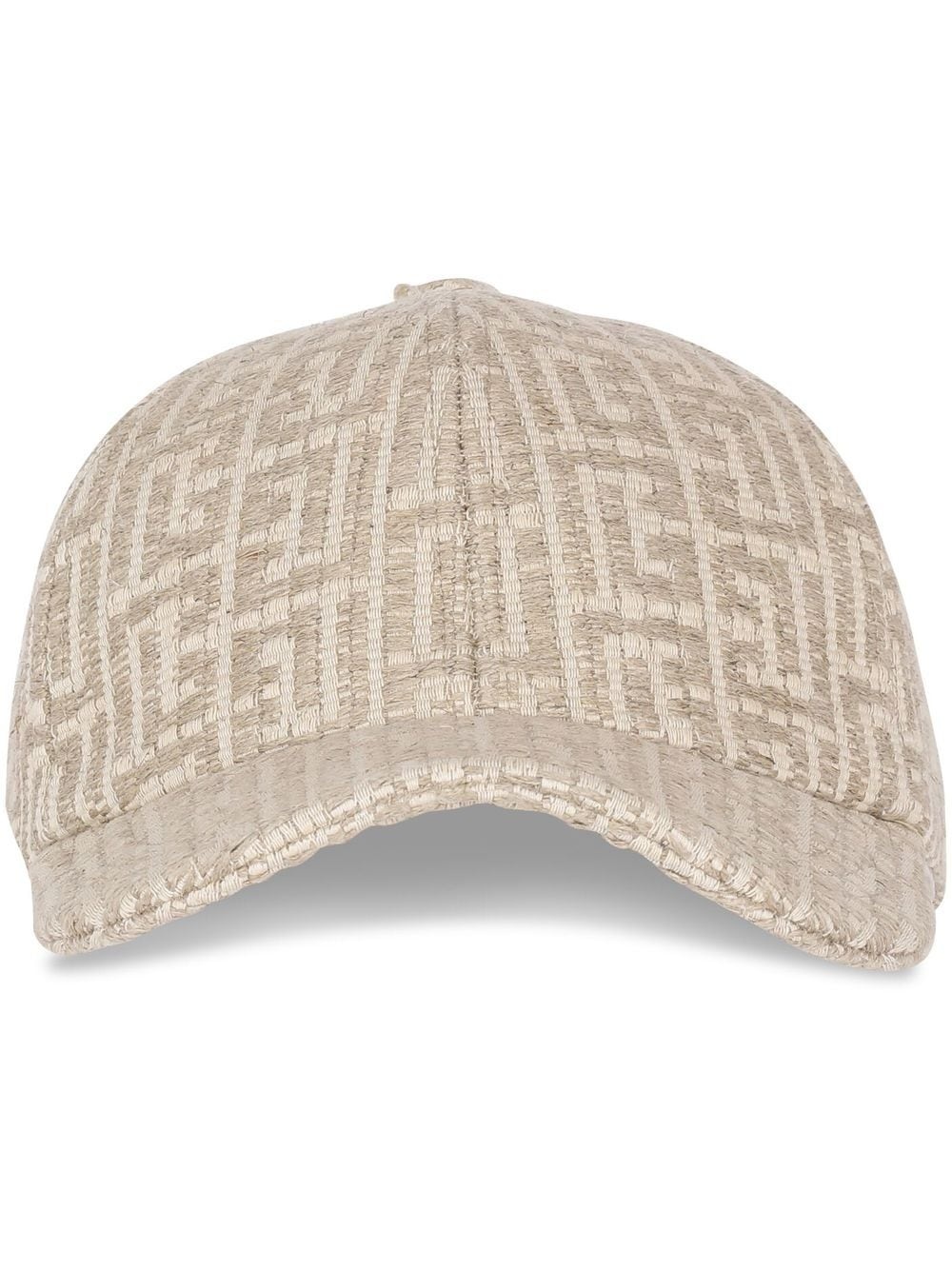 monogram-pattern cap - 1