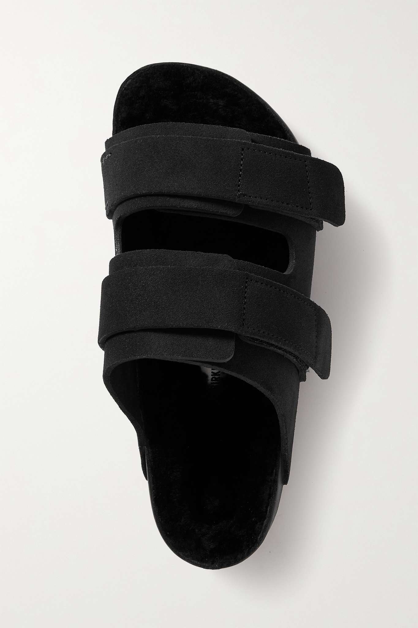 + Tekla Uji shearling-lined suede sandals - 5