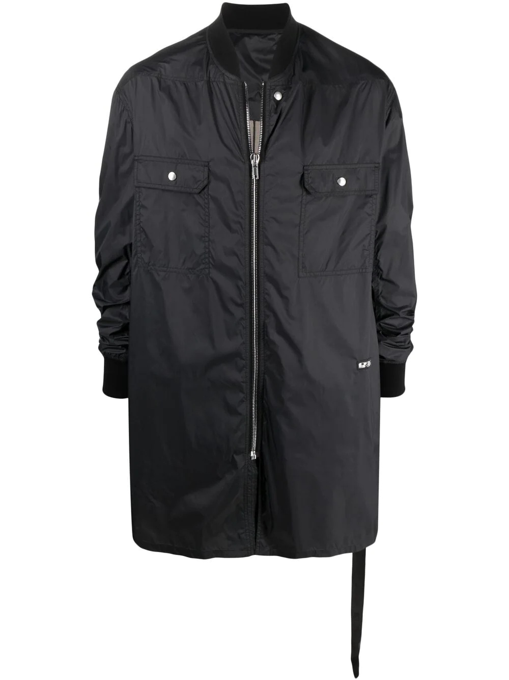 zip-up bomber-style coat - 1