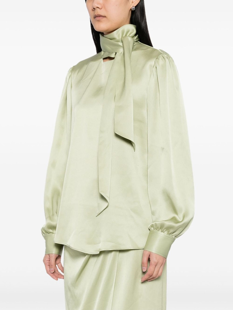 satin bow-detail blouse 3