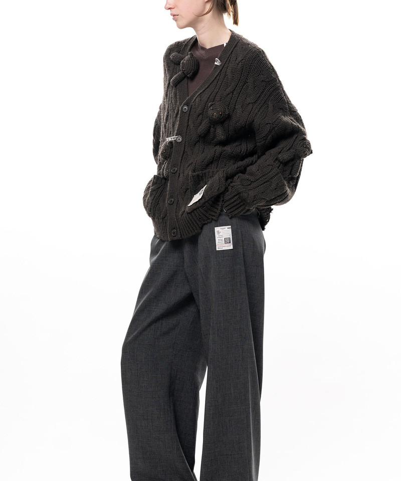 "PINK HOUSE x MMY" Bear Motif Knit Cardigan 3