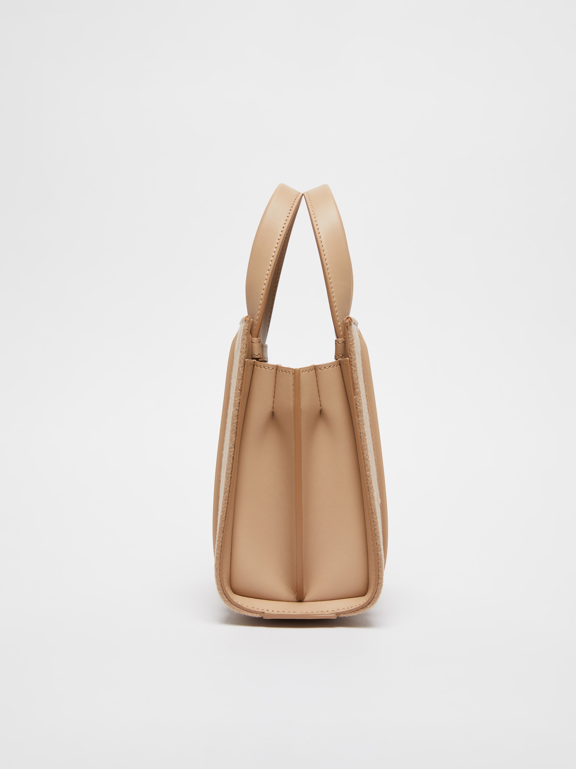 WHITNEYBAG4WS Small cashmere and leather Whitney Bag - 2