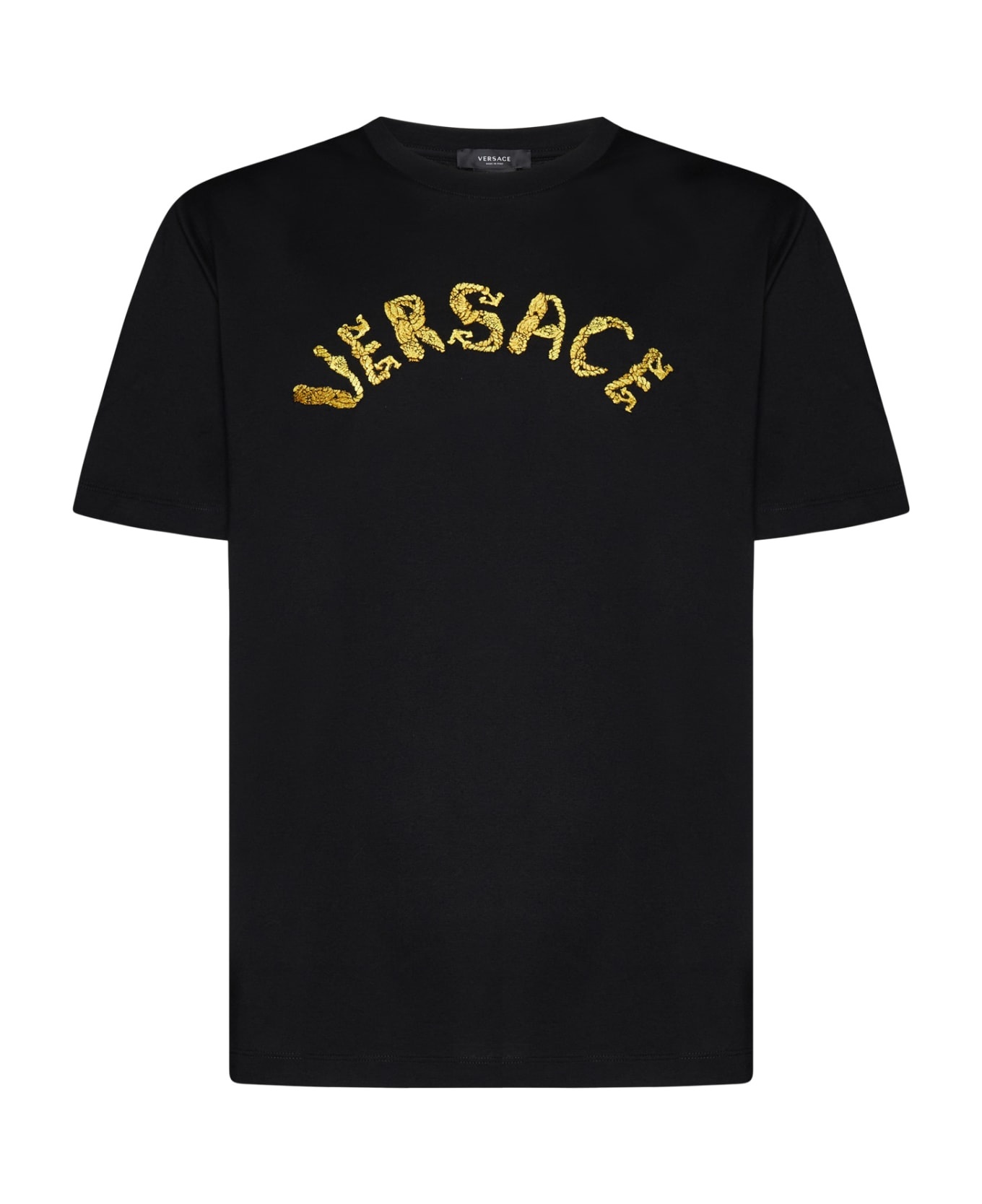 Black Cotton T-shirt - 1