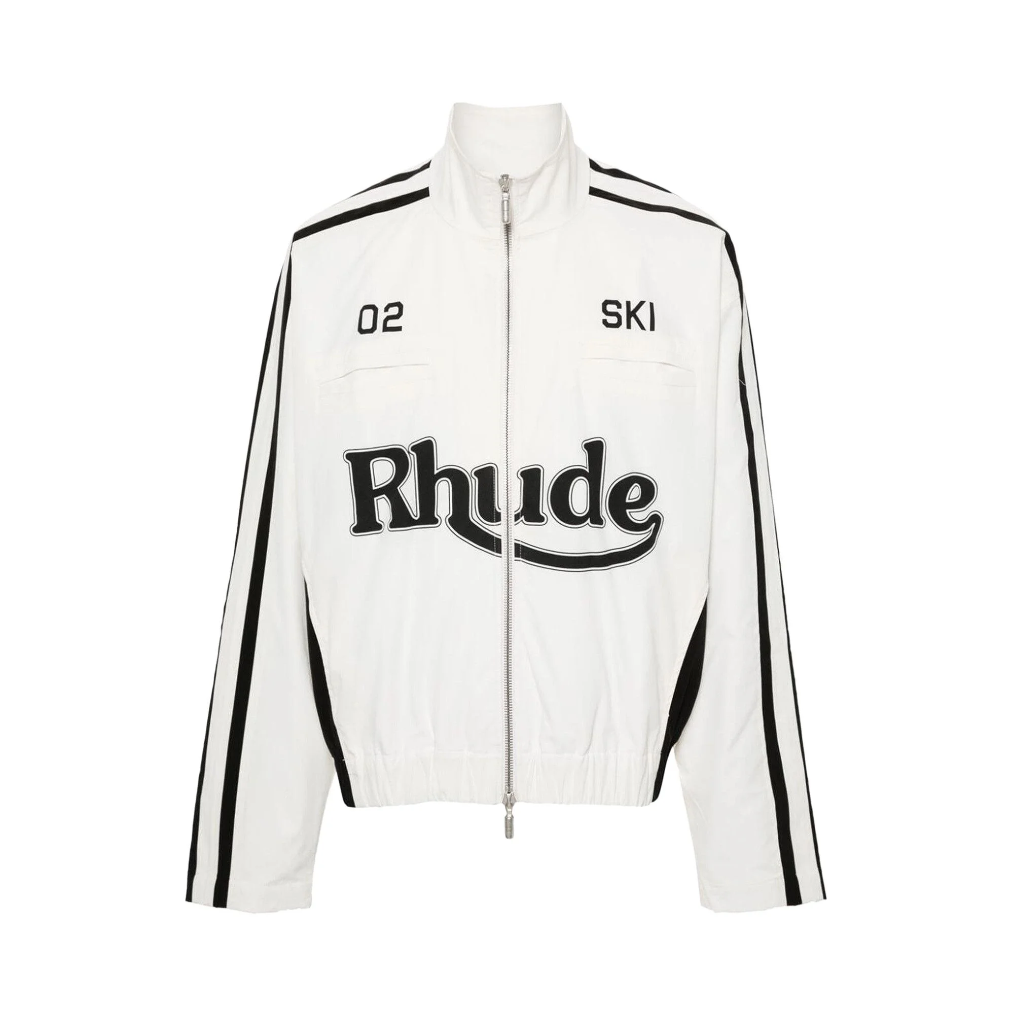 Rhude Ski Track Jacket 'White/Black' - 1