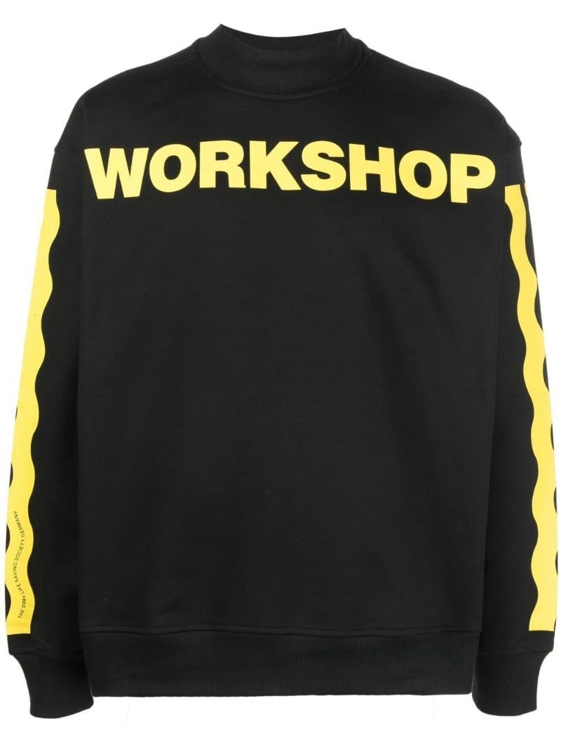 graphic-print long-sleeve sweatshirt - 1