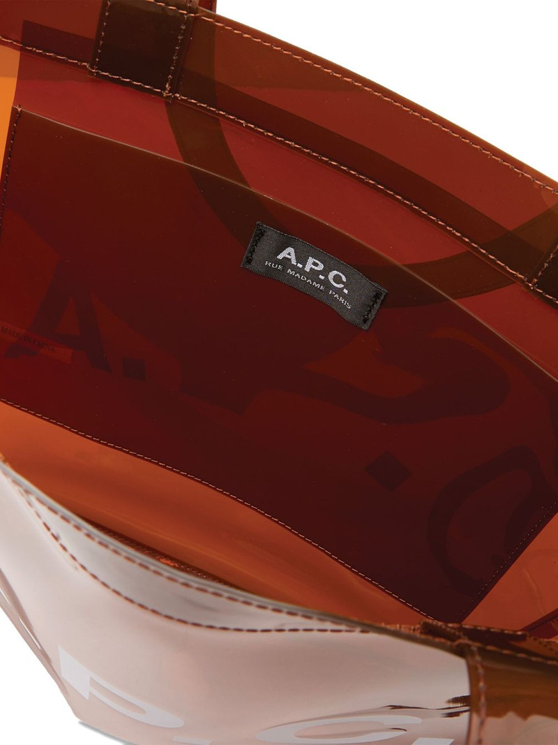 A.P.C. logo tote bag outlook