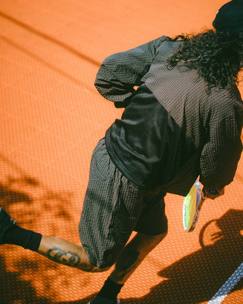 Brain Dead Equipment Tennis Zip Jacket - Chocolate 6