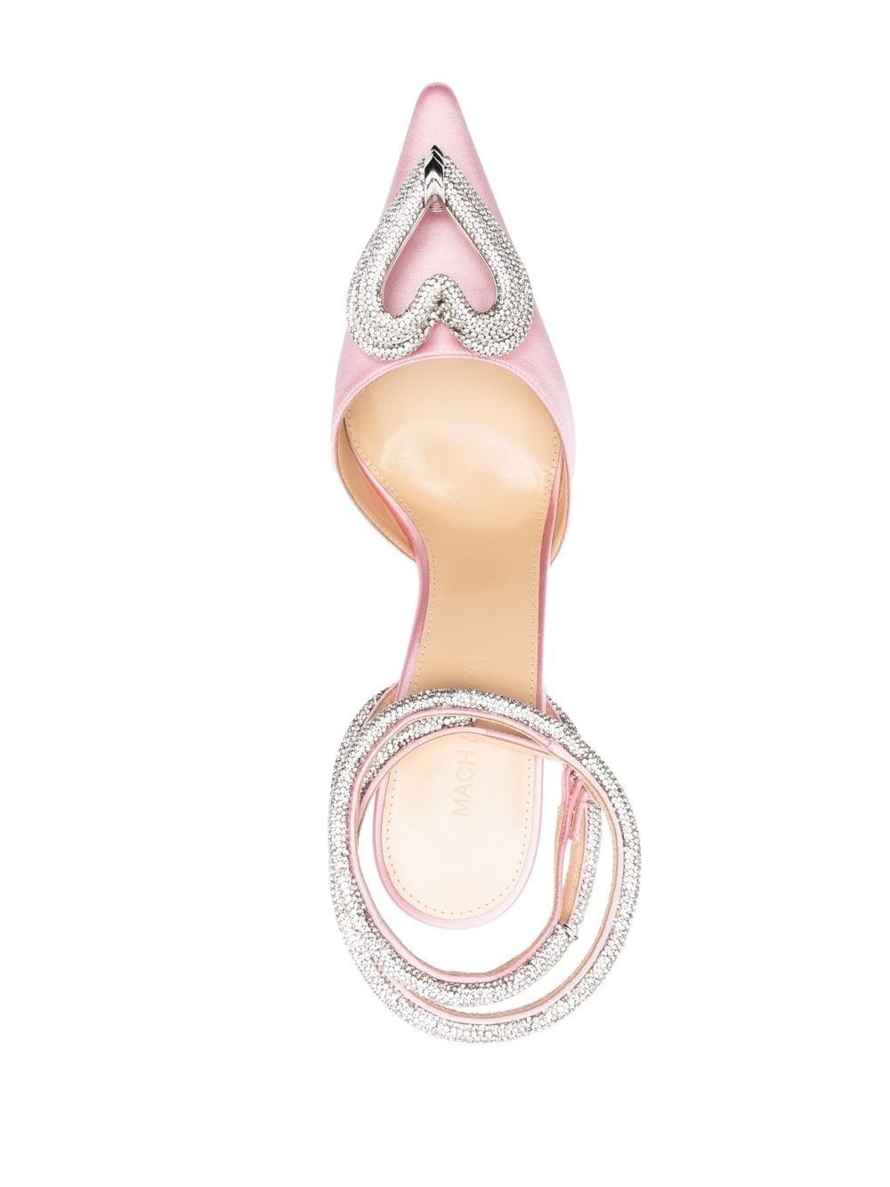 Triple Heart crystal-embellished pumps - 4