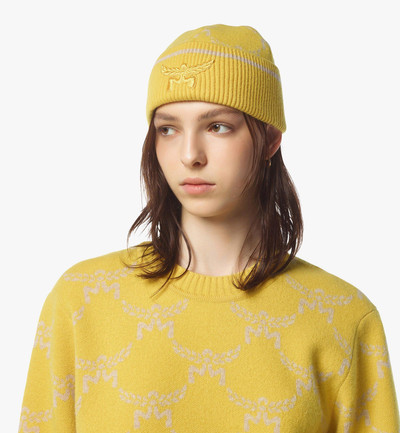 MCM Lauretos Beanie in Wool and Recycled Cashmere outlook