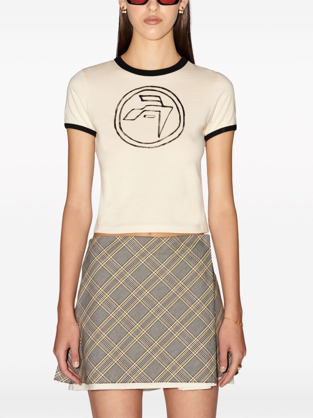 hand-print organic cotton T-shirt - 3