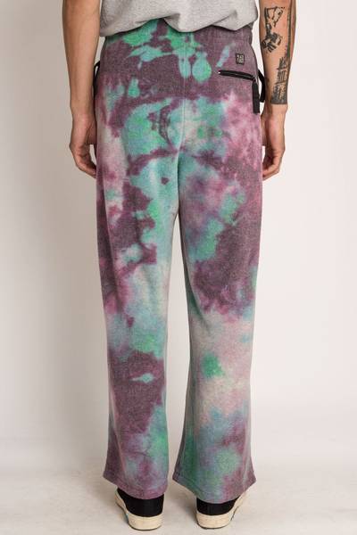 Kapital Reverse Fleece Tie-Dye EASY Pants (ASHBURY DYED) - Purple x Blue outlook