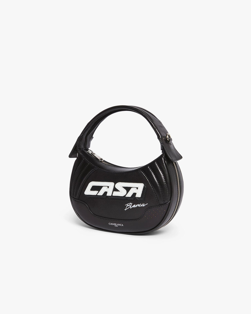 CASABLANCA Black Biker Bag | Casablanca Paris outlook