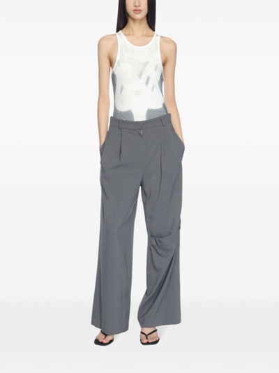 LOW CLASSIC Wild Folding palazzo pants outlook
