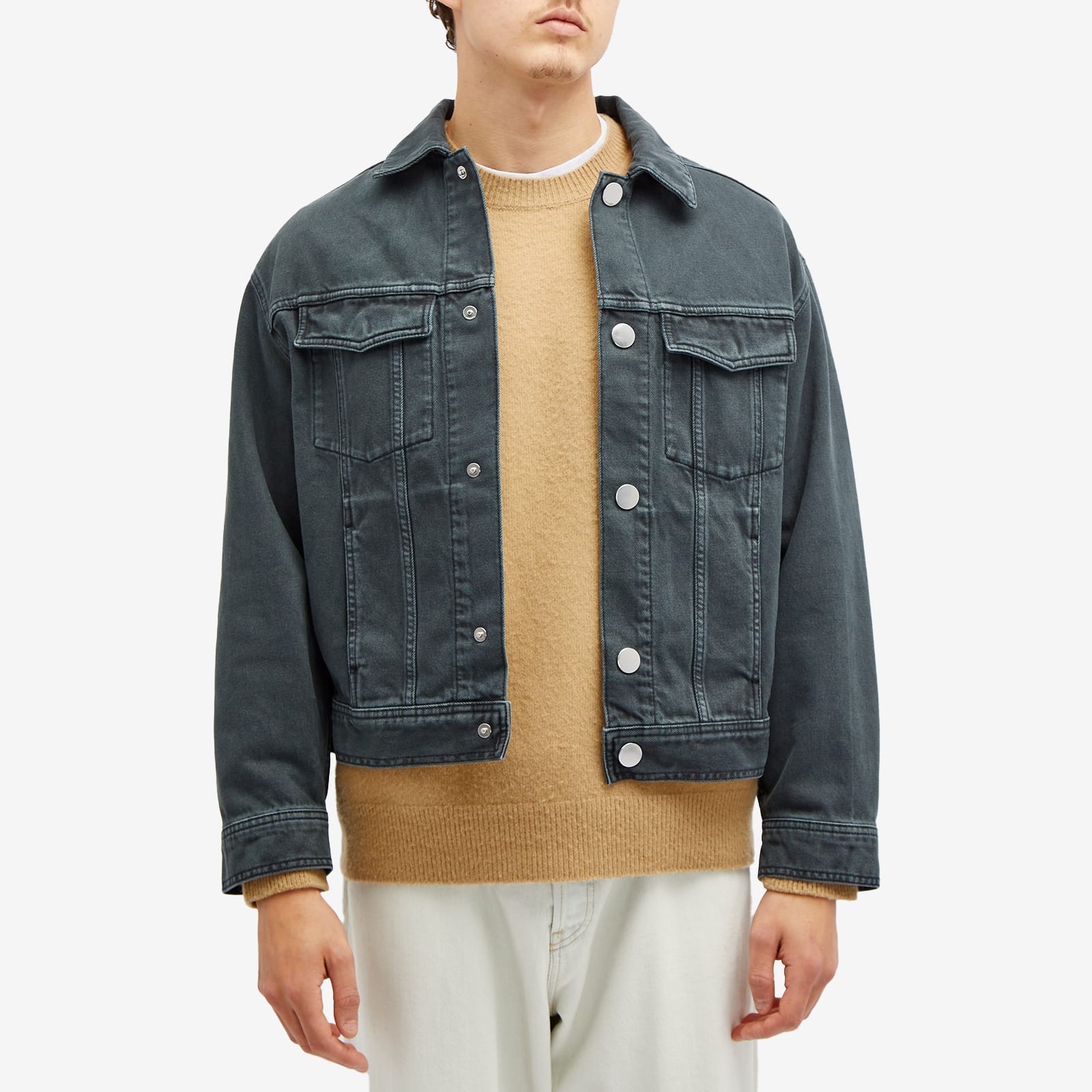 AMI Paris Denim Trucker Jacket - 2