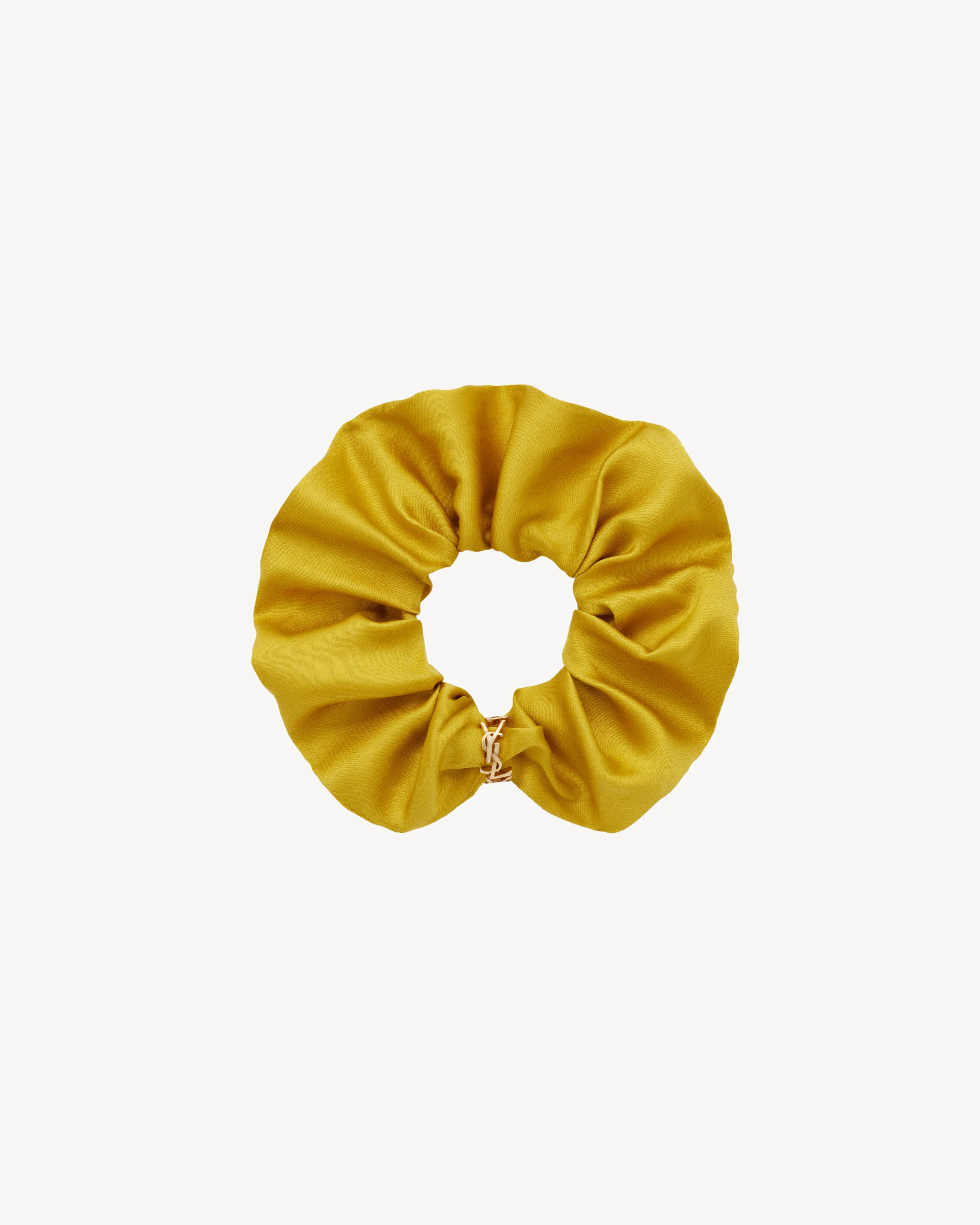 CASSANDRE SCRUNCHIE IN SILK SATIN - 1