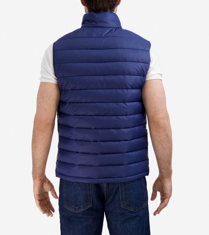 Men's Zip Front Quilted Vest 3