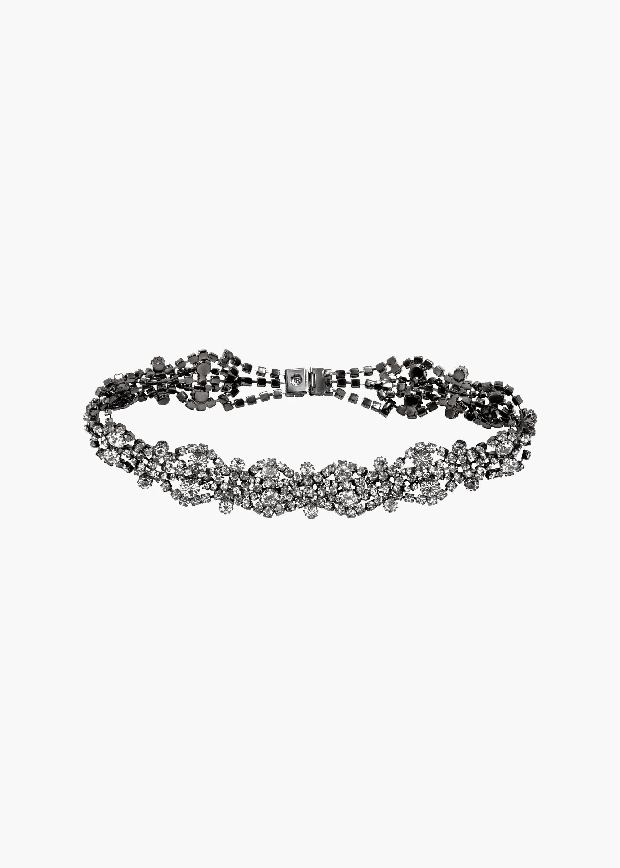 Encrusted Crystal Necklace - 1