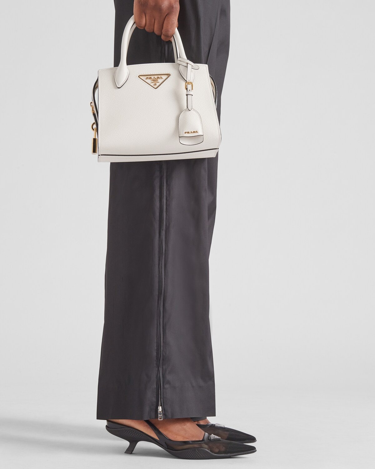 Mesh fabric slingback pumps - 3