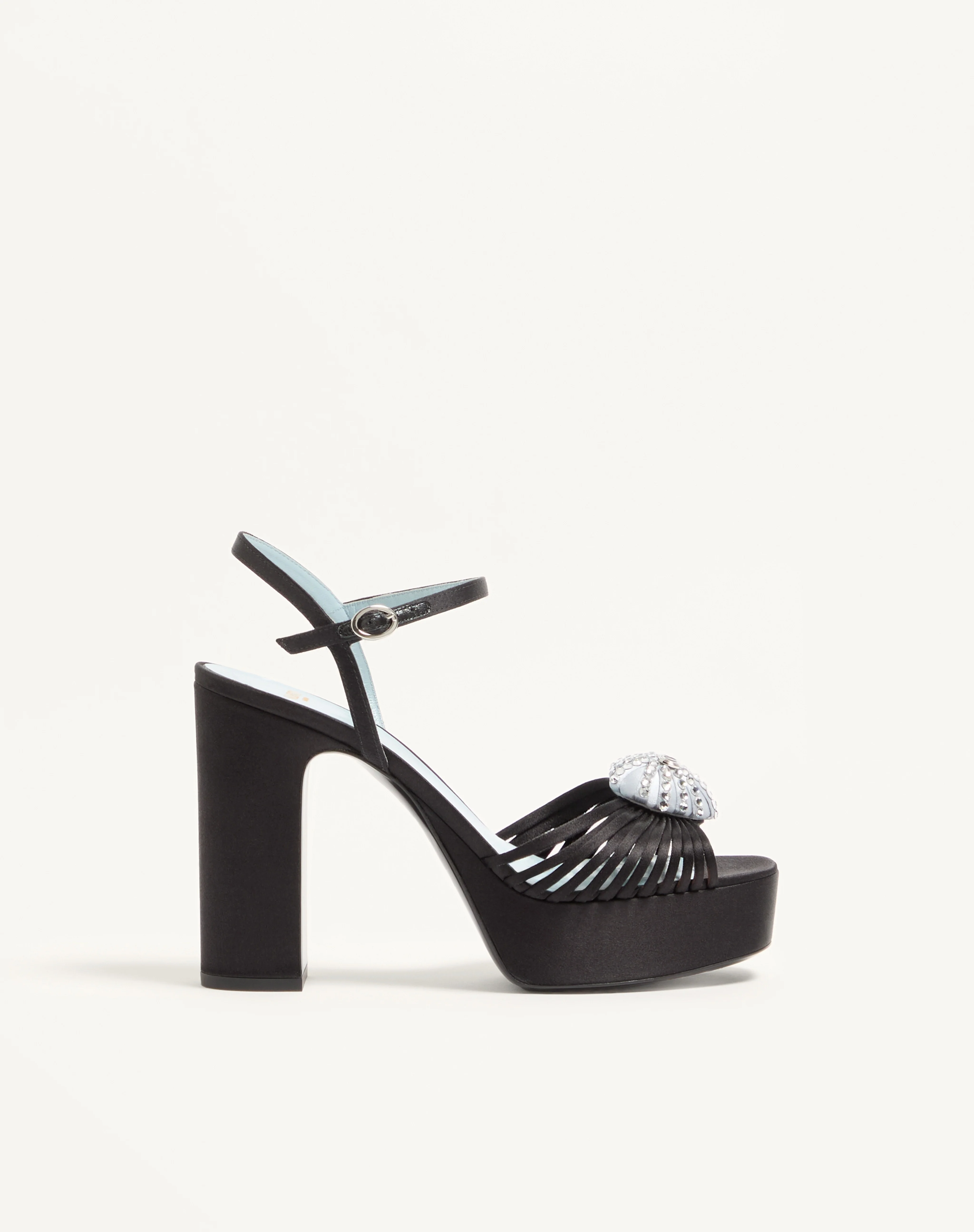 COEUR ROYAL PLATFORM SANDAL IN SATIN 115MM - 1