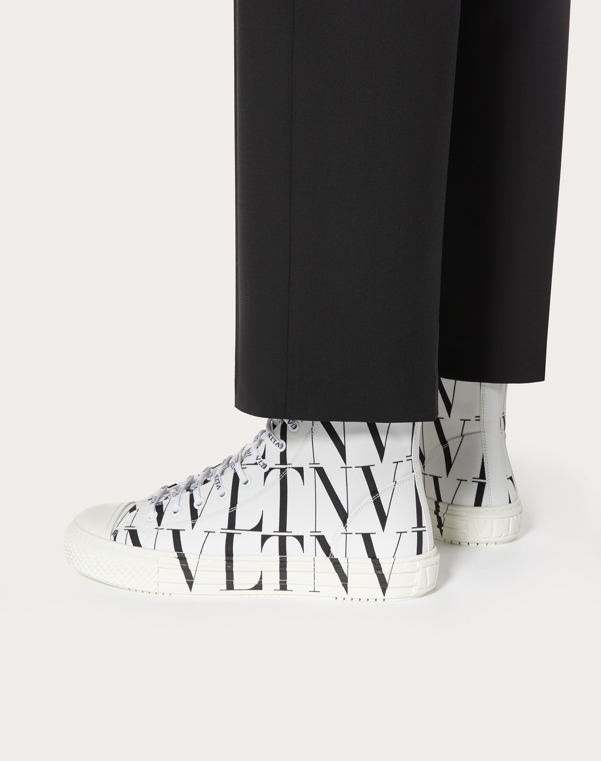 VLTN TIMES Giggies high-top fabric sneaker - 6