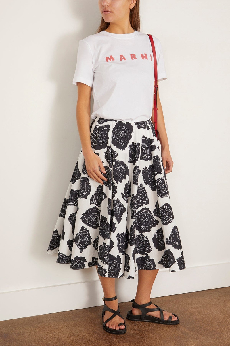 Marni T-Shirt in Lily White outlook