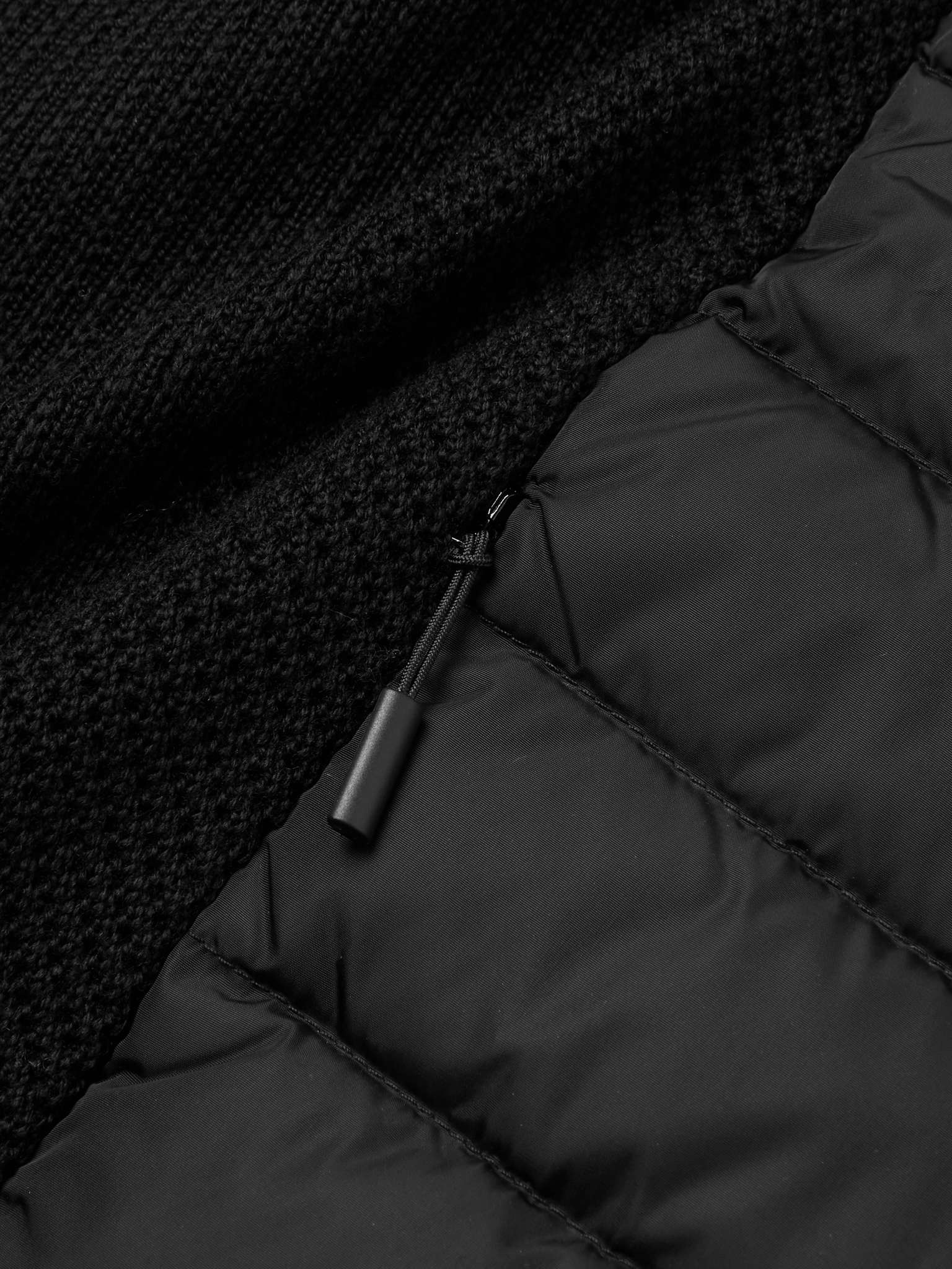 HyBridge Slim-Fit Merino Wool and Quilted Nylon Down Gilet - 3